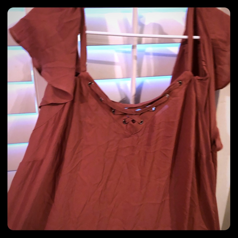 Super cute Torrid summer blouse!